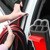 Горячая резиновая уплотнительная лента для автомобильной двери, двухслойная, защитная, звукоизоляционная, водонепроницаемая, погодостойкая, для двери, капота, багажника