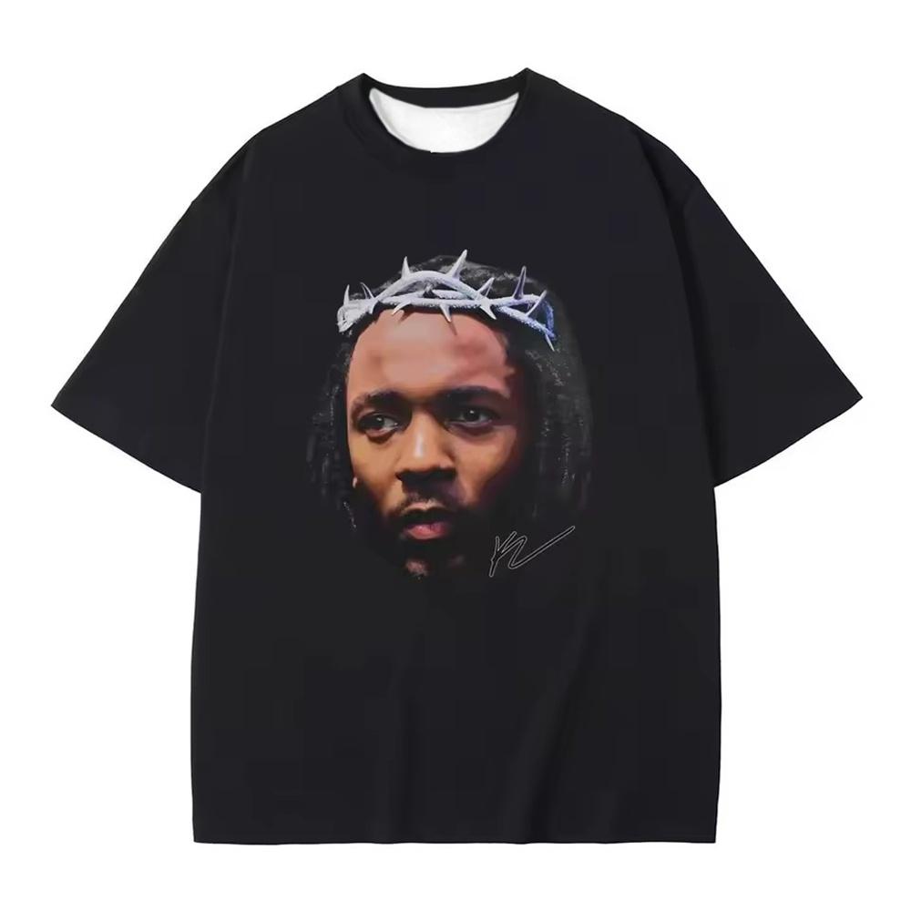 Rapper Kendrick Lamar 3D Print Summer Fashion Men's T-shirt Clothing Casual Short Sleeve T-shirt for Hiphop Men Tops Quick Dry