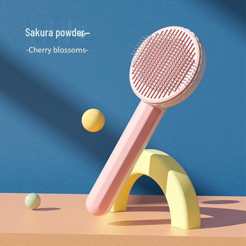 Pet Self-Cleaning Cat & Dog Massage Comb for Loose Hair Removal