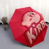 1pc Kirby Adventure Game Character Umbrella with Plastic Handle,Suitable for All Seasons Home Travel Outdoor UmbrellaM918