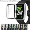 Чехол+Стекло для Samsung Galaxy Fit 3 Всесторонний Защитный корпус Стеклянный экран Защитный корпус Для Galaxy Watch Fit 3 Аксессуары