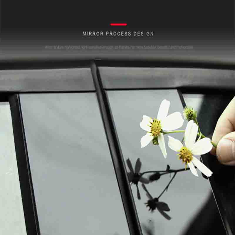 Глянцевый черный для BMW E60 E90 F30 F10 F20 F07 E70 E84 E46 X1, декоративная наклейка на окно автомобиля, средние стойки, отделка для стайлинга автомобиля