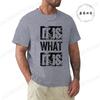 Принт It Is What It Is Унисекс Футболка, Футболки для мужчин, Повседневная футболка с коротким рукавом для лета, Мужская модная одежда, Графические футболки