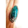 Кольцо в стиле ретро с этническим бирюзовым узором, креативные европейские и американские женские украшения