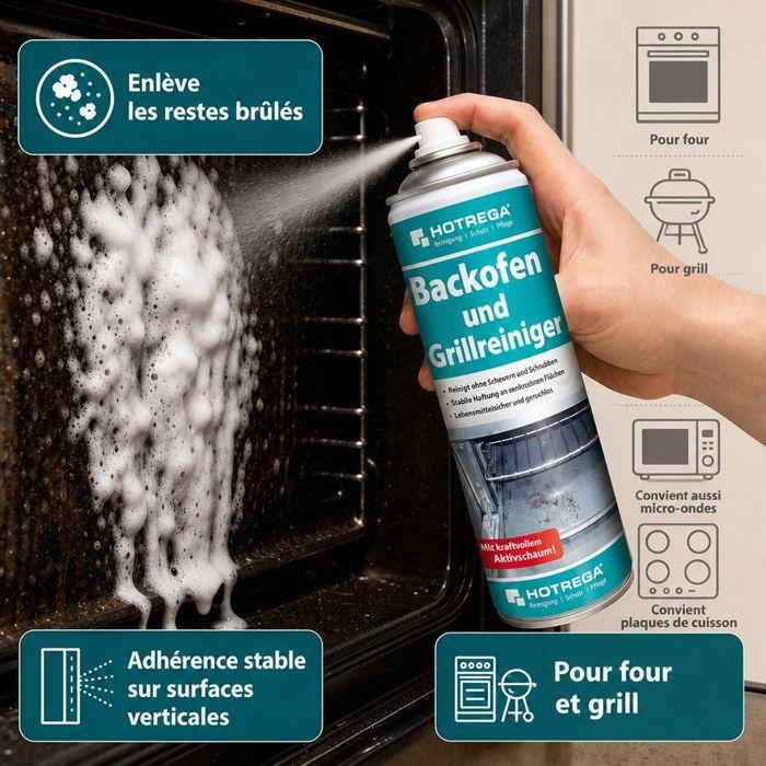 Nettoyant four, Nettoyant grill, Spray 300 ml