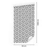 Geometric pattern and optical wallpaper for living room and bedroom 50x1000