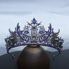 1 шт. Изысканная Модная Готическая Корона для Волос Крылатый Сложный Фантазийный Королевский Дизайн Идеально Подходит для Элегантных Свадеб Мифических Событий