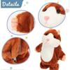 Talking Hamster Repeats What You Say Walking Guinea Pig Electric Interactive Animated Toy Speaking Plush Buddy Gift for Toddlers Birthday, 8'