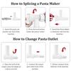 6 в 1 Gourmet Pastas Press Stand Mixer Attachment Flower Style Home Noodle Tool Home Accessories Chef Machine