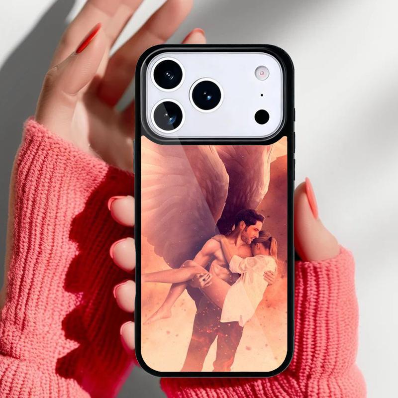 American TV Series Lucifer soft Phone Case for iPhone 17 16 15 14 13 Pro Max Back Cover for 12 11 Pro Coque