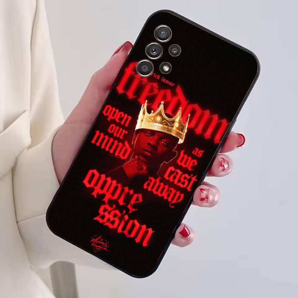 Чехол для телефона K-Kendrick Lamar Rapper Черный Силиконовый Мягкий Для Samsung S25,S24,S21,S22,S23,S30,Ultra,S20,Plus,Fe,Lite