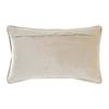 Coussin doré 50 x 10 x 30 cm fleurs