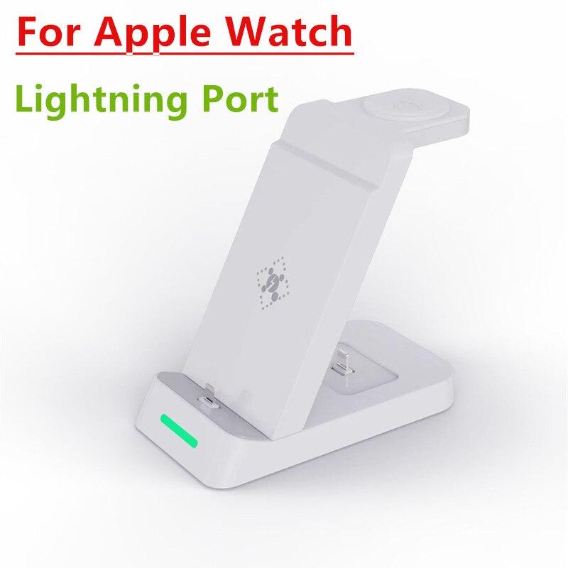 3 в 1 беспроводная зарядная подставка для iPhone 14 13 12 11 X Samsung S22 S21 быстрая зарядная станция док-станция для Galaxy/Watch AirPods