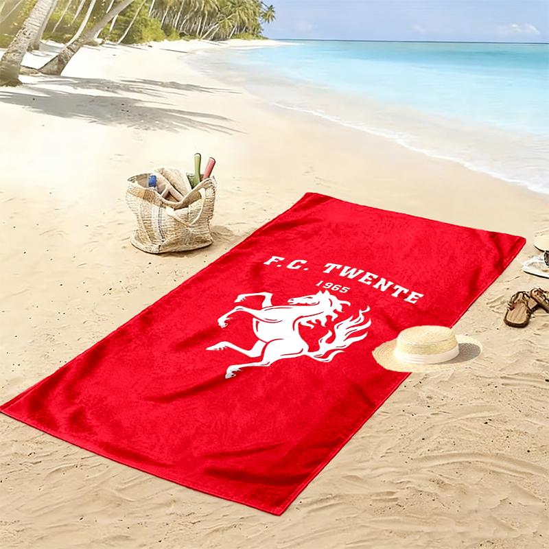 Twente Print Beach Towel, Large Soft Quick Dry Towel for Beach Camping Swimming