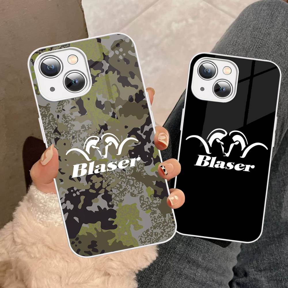Blaser Usa Rifles Police For IPhone 14 13 12 Mini 11 Pro XS Max X XR 14 Plus Tempered Glass Cover