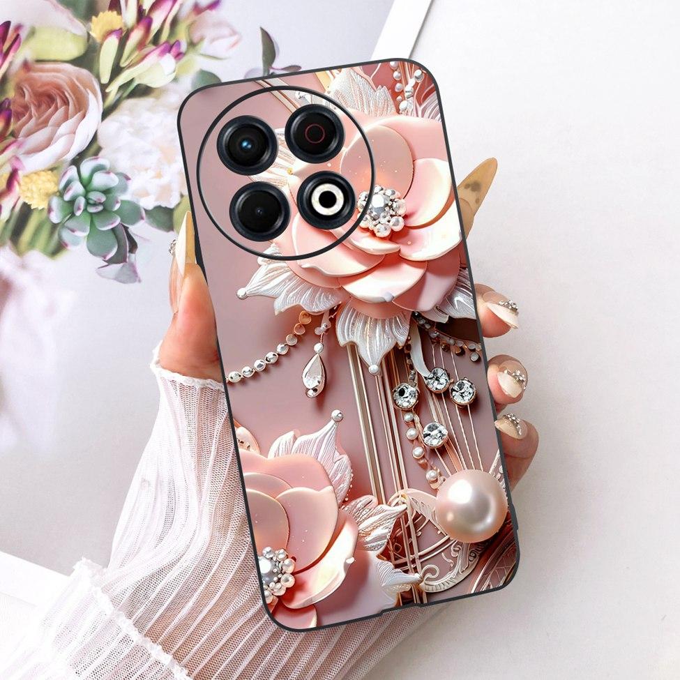 Чехол для телефона Tecno Spark 30 Pro 4G Cover KL7 Роскошный Модный Милый Кот Забавный Расписной Бампер Для Tecno Spark 30 Pro 4G Корпус