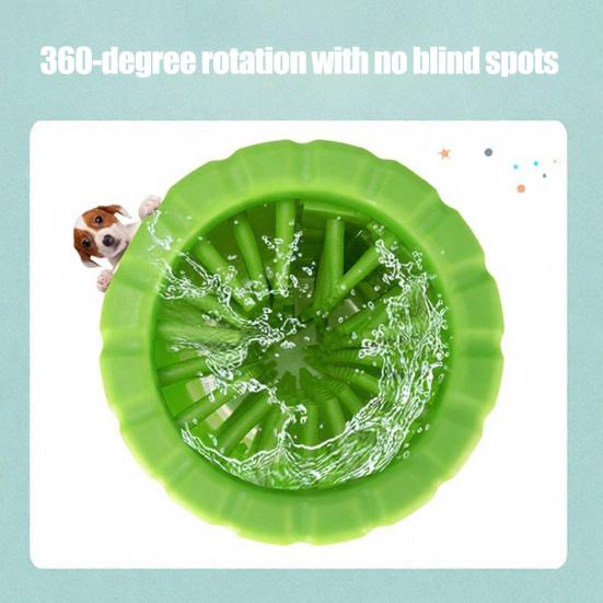 Yousheng Dog Paw Cleaner Cup Portable Dog Paw Cleaning Tool Silicone Paw Cleaner with Soft Bristles for Medium Large Dogs Travel Park Visit