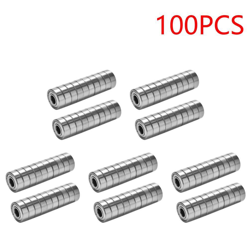 608ZZ Ball Bearings Carbon Steel Single Row Deep Groove Miniature Bearings for Skateboard Roller Skates Scooter