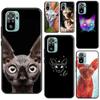 Сфинкс Сфинкс Кот для Xiaomi Redmi Note 8 9 10 11 Pro Note 10S 9S 11S чехол для Redmi 9 10 9T 9A 9C Coque