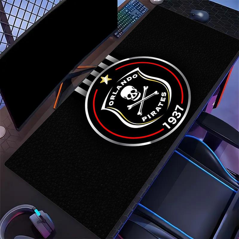Orlando Pirates Print Cushion Non-slip Laptop Tablet Big Mousepad XXL Mat Mini PC Playmat With Lock edge