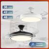 36“42”48“ Modern Smart Ceiling Fan Lamp Household DC Motor Ceiling Fan With Light Foldable LED Air Cooler Lamp