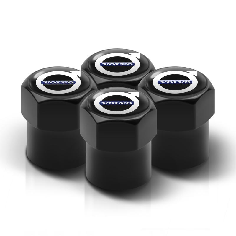 Car Logo Badge Wheel Tire Valve Caps Air Stem Tyre Plug Accessories For Volvo Rdesign XC60 XC40 V60 V40 EX30 XC90 S60 C30 V50