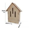 Wooden Bat House Outdoor Garden Shelter Natural Animal Habitat For Farmer Gardener Nature Lover Backyard Orchard Wildlife Nest