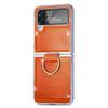 Чехол с точным вырезом для защиты от падения для Samsung Galaxy Z Flip4 Flip 4 5g Flip3 Flip 3 Finger Ring Color Phone Bag