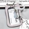 Kawaii Cat Прозрачный акриловый роскошный держатель для фотокарт Kpop Idol Card Protector Креативная сумка-подвеска для хранения удостоверений личности вуза