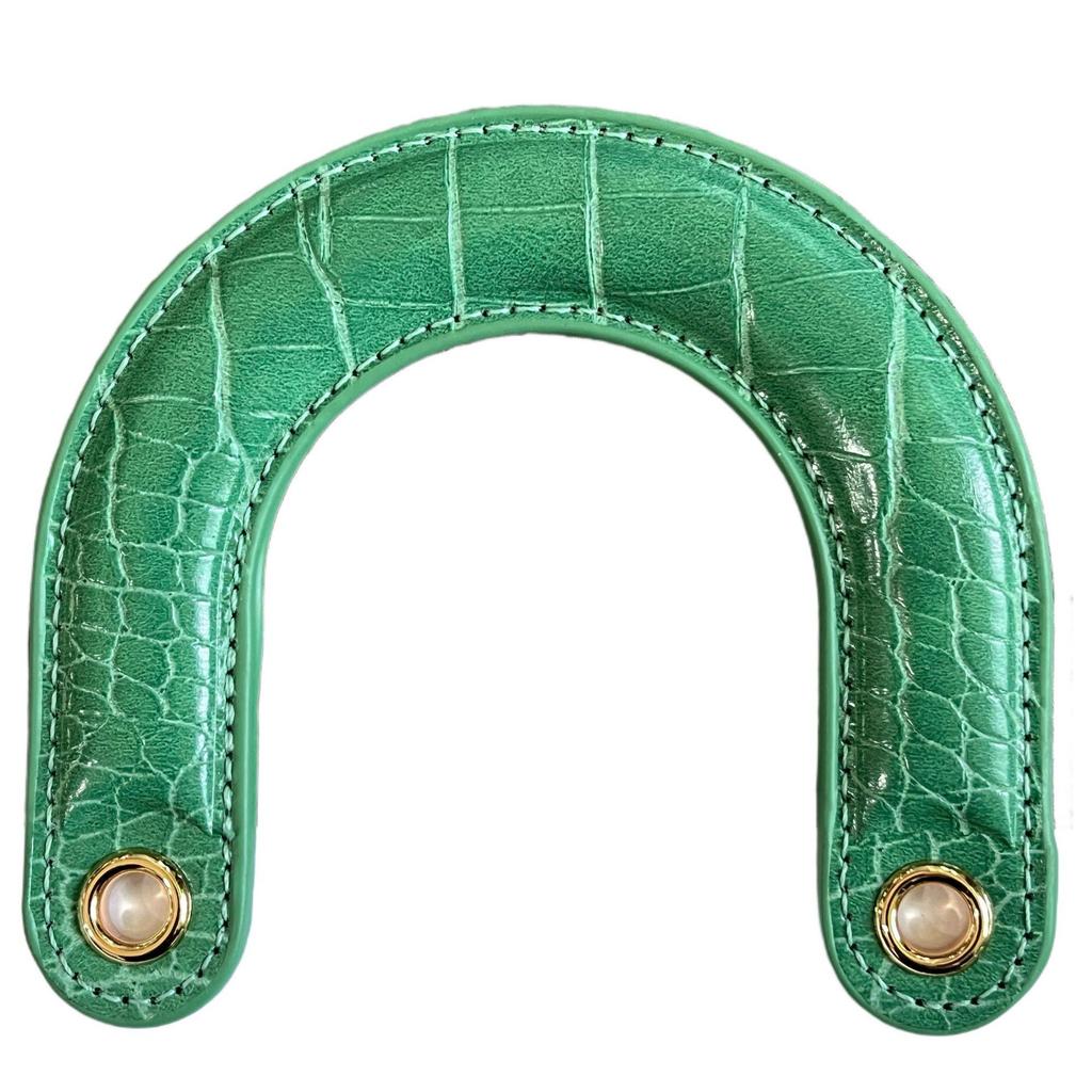 Curved PU Bag Strap Handle - Replaceable Handheld Bag Accessory