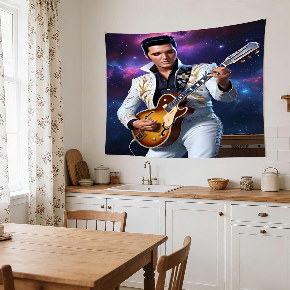 Space Rock Legend Versatile Wall Hanging Blanket, Home Backdrop for Wedding, Party and Video Shooting,Perfect Gift