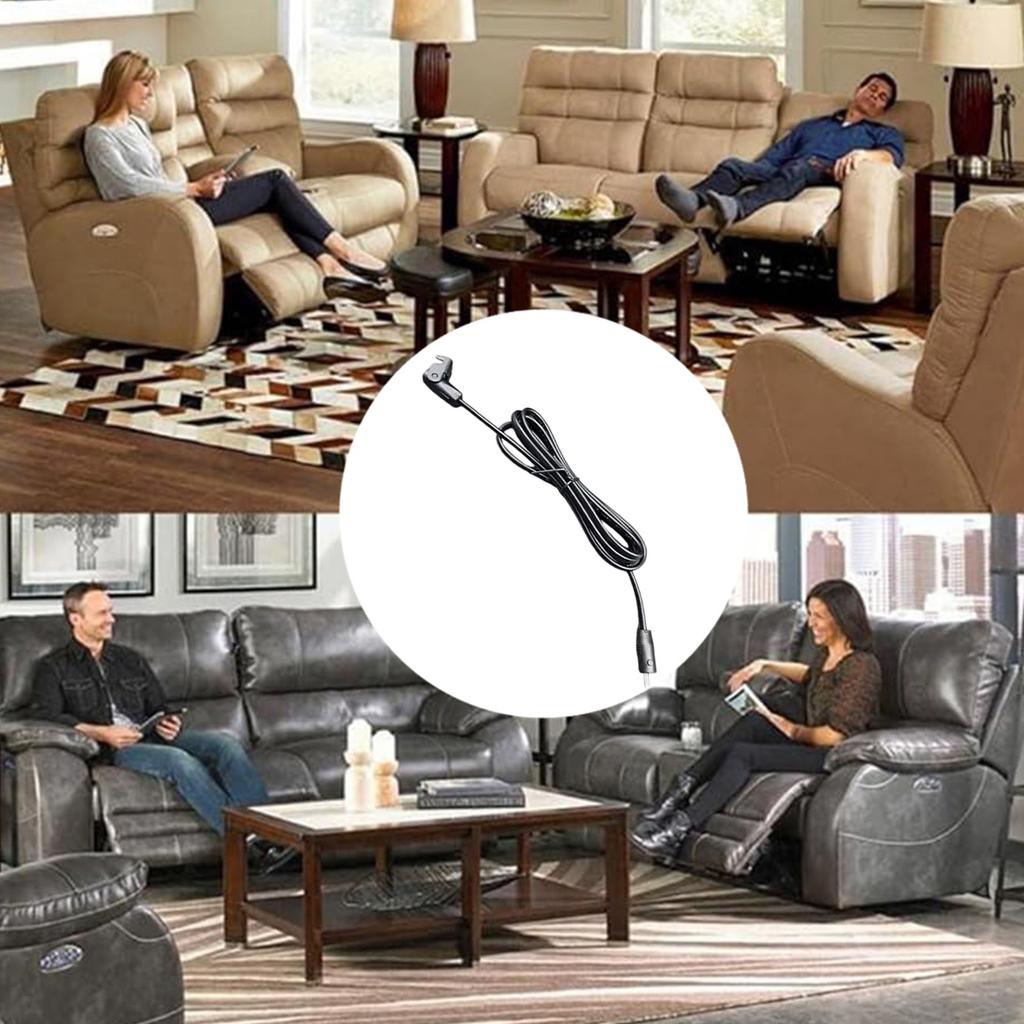 1,5 м Сверхпрочный удлинитель Кабель питания для электрического дивана-реклайнера Массажного кресла