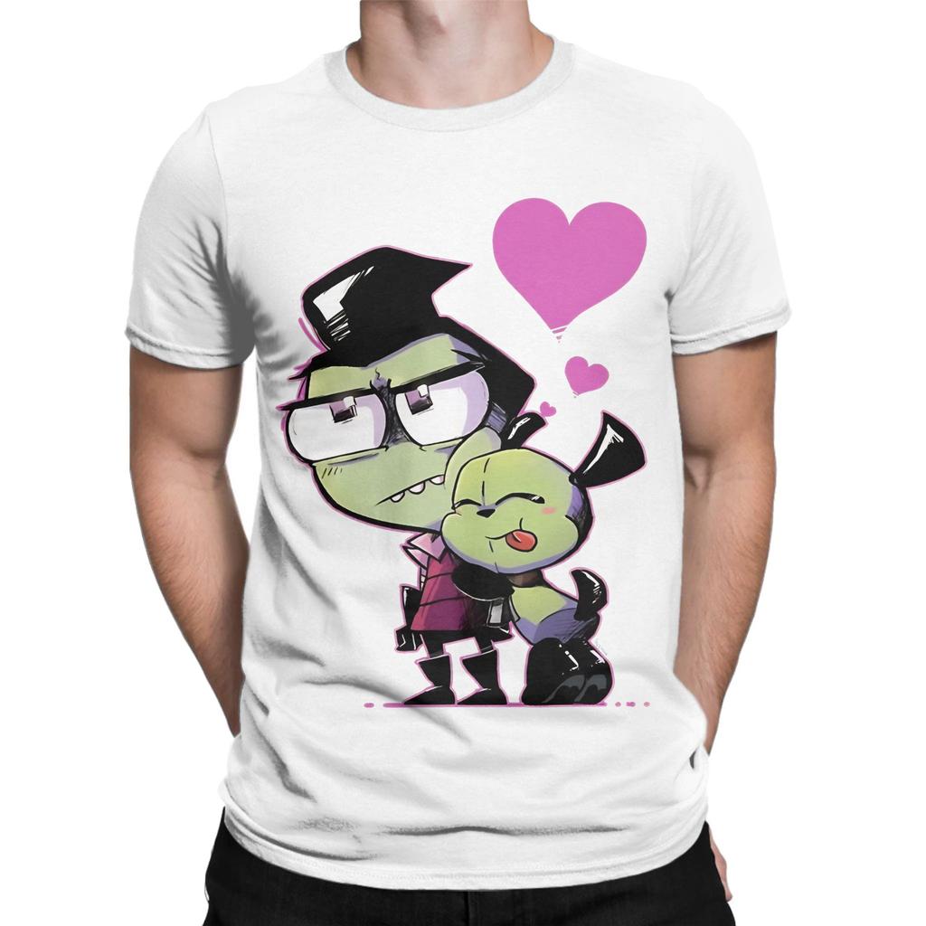 Art Iinvader Zzim Funny Graphic 100 Cotton TShirt Iinvader Zzim Tops Tees For Unisex