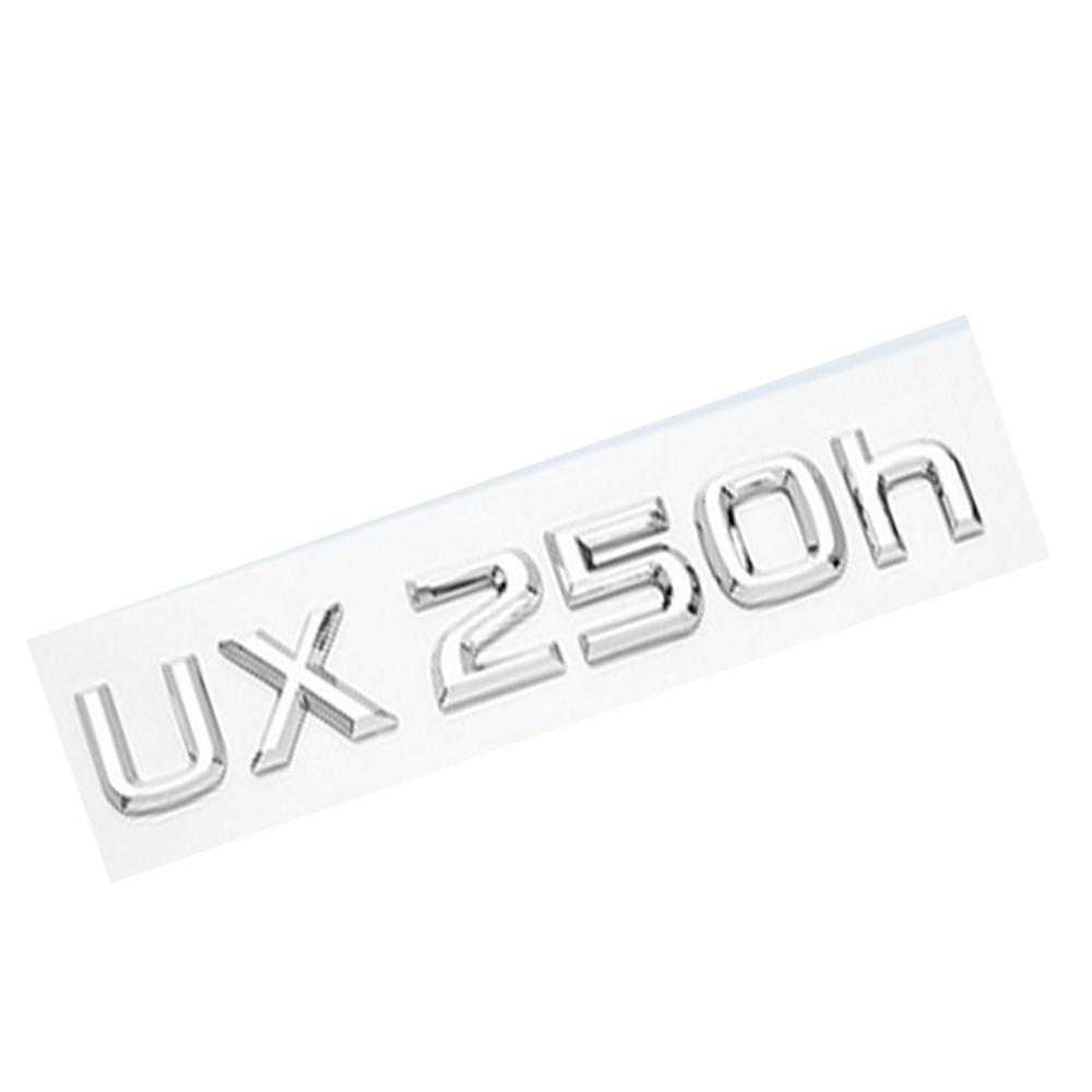 3D ABS Car Trunk Luggage Letter For Lexus UX200 UX250H UX260H HYBRID Logo Sticker Accessories Adhesives Badge Style Stickers