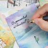 Yuezhen Four Seasons Memo Pad: Non-Adhesive Paper Journal with Stickers
