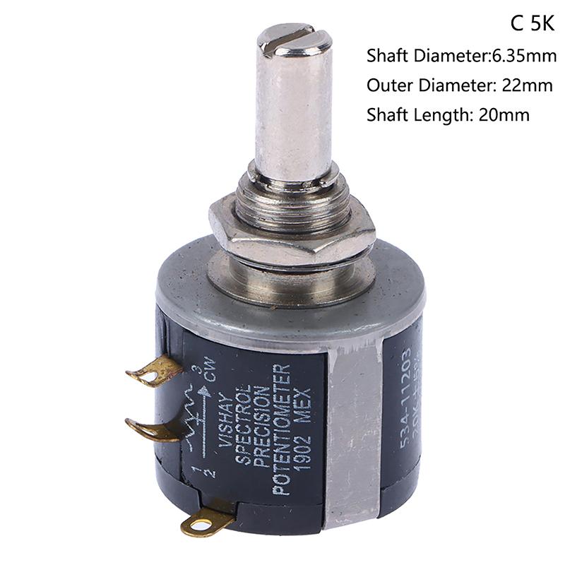 1PCS 534-1-1 Spectorl Precision Coil Wire Wound Potentiometer 534 2w 100R 200R 500R 1K 2K 5K 10K 20K 50K 100k