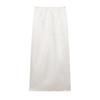 2025 Spring Women's European & American Style Silk Satin Straight Skirt