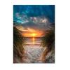 5D Diy Tree Diamond Painting Sunset Landscape Beach Round Full Diamond Mosaic Embroidery Cross Stitch Kit Household Goods Gifts