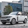 1/32 Range Rover Sports SUV Модель автомобиля из сплава Литые металлические внедорожники Моделирование моделей автомобилей Звук и свет Детские игрушки Подарки