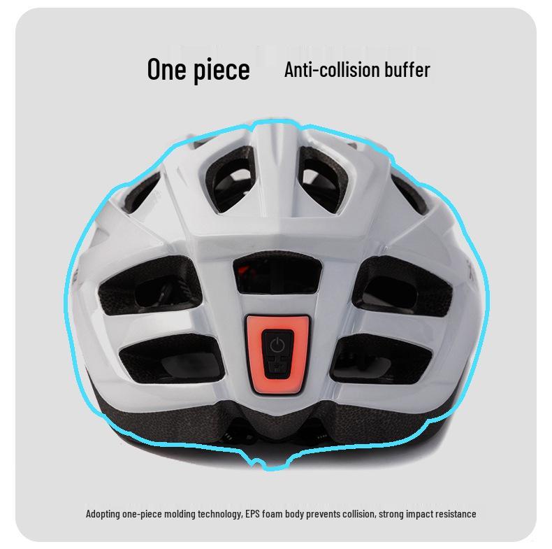 Взрослый велосипедный шлем с задним фонарем – Регулируемый шлем для шоссейного велосипеда для мужчин и женщин