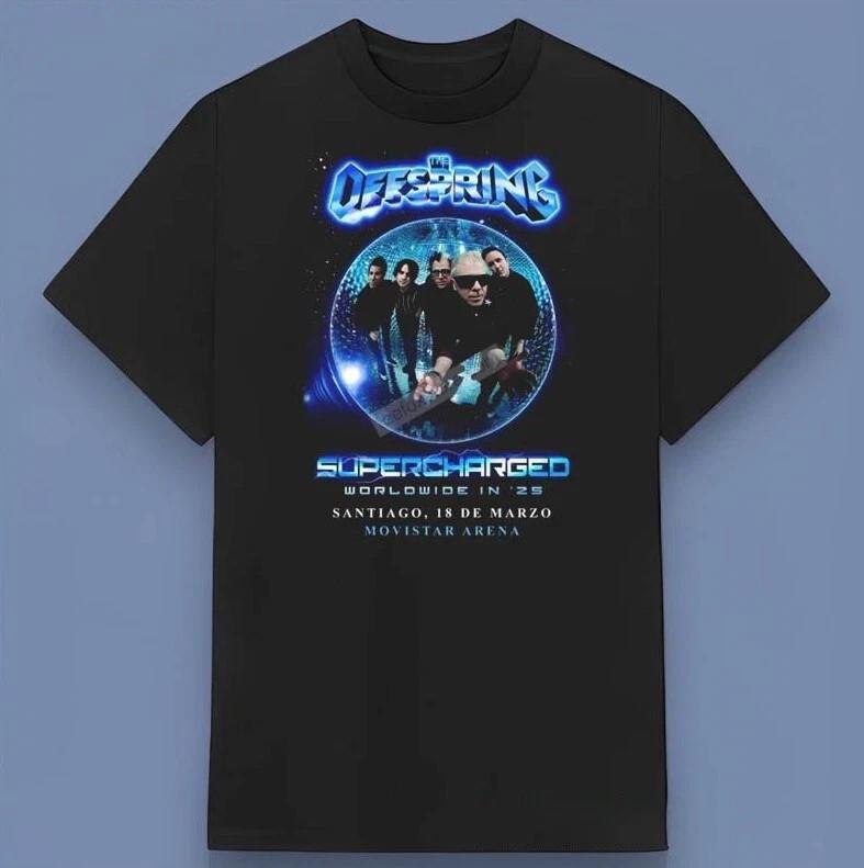 Горячий товар Футболка The Offspring Supercharged Tour 2025 Подарок для фанатов Все размеры Унисекс Футболка