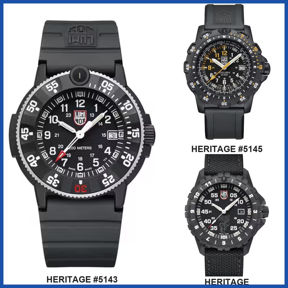 LUMINOX HERITA Series Unisex Wrist Watch 6442.HERITAGE 8825.HERITAGE 3001.HERITAGE Gift Casual Business Sports Student