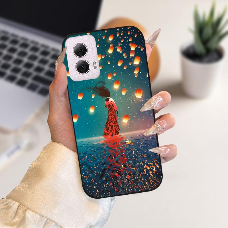 Для Moto G Power (2024) Чехол XT2415V Ударопрочный Мягкий Силиконовый ТПУ Чехол для Телефона Для Motorola Moto GPower 5G 2024 Чехол Бампер