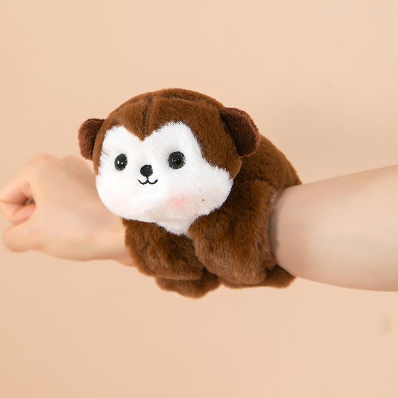 Soft And Cuddly Cartoon Animal Plush Capybara Slap Bracelet For Children