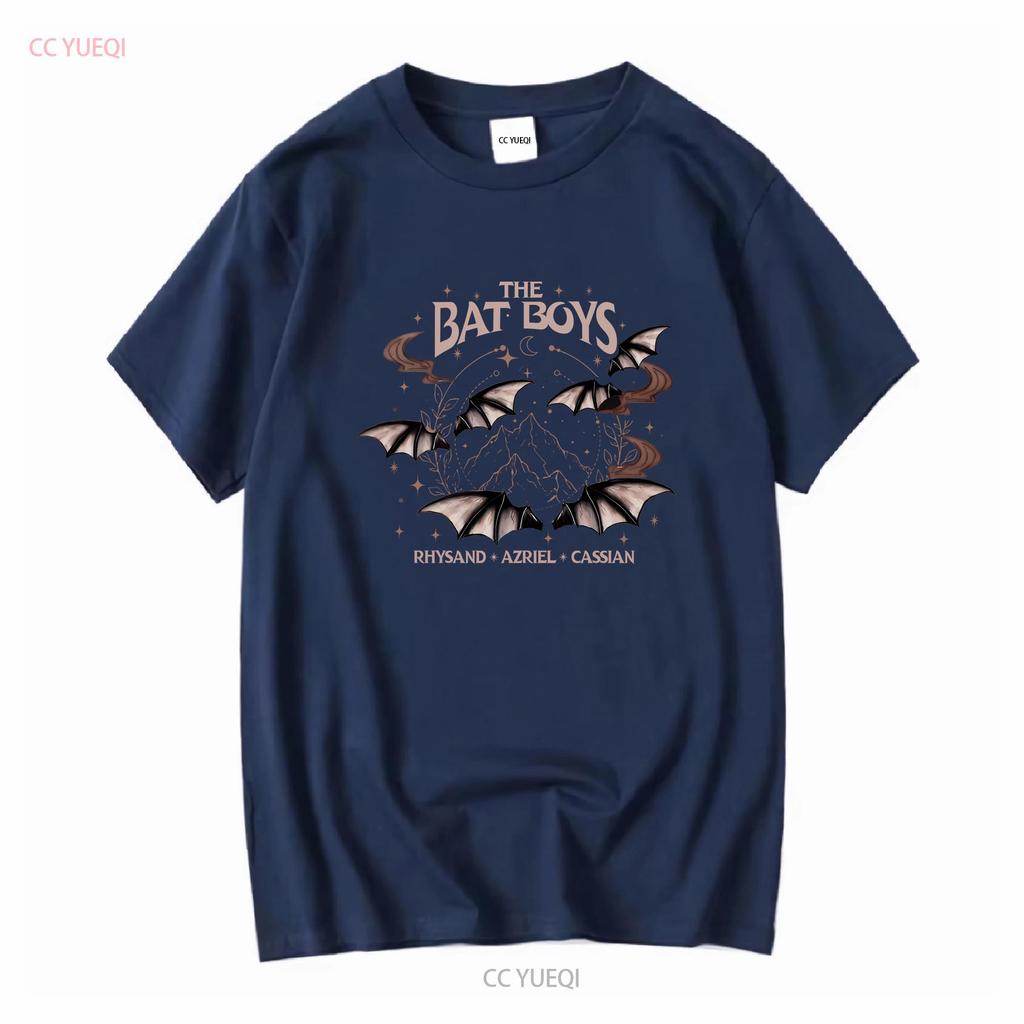Футболка The Bat Boys Мерч Acotar Суд шипов и роз Ризанд Кассиан Азриэль Свитер с длинным или коротким рукавом винтажный Стирка
