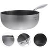 Stainless Steel Wok Saucepan Nonstick Cooking Pot Camping Non-stick 304 Metal Household Noodle Portable
