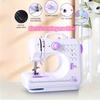 Sewing Machine Portable Mini Winding Reverse Replaceable Presser Foot 12 Built In Stitches Sew Patterns