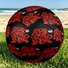 The Evil Dead Print Size 5 Soccer Ball, PU Wear Resistant Football for Match Training and Daily Practice, Birthday Gift for Soccer Fans