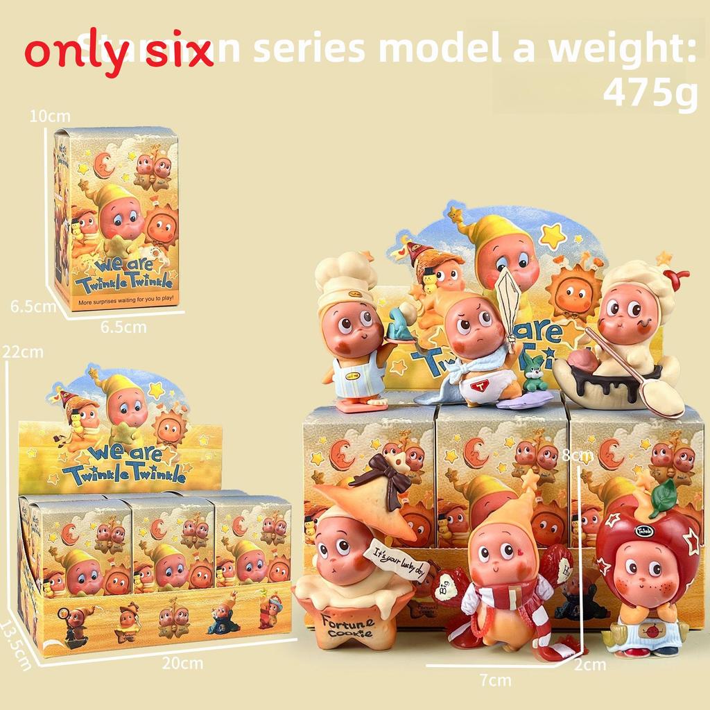 Anime Blind Twinkle Box Handmade Ornament With Assembly For Kids Collectors