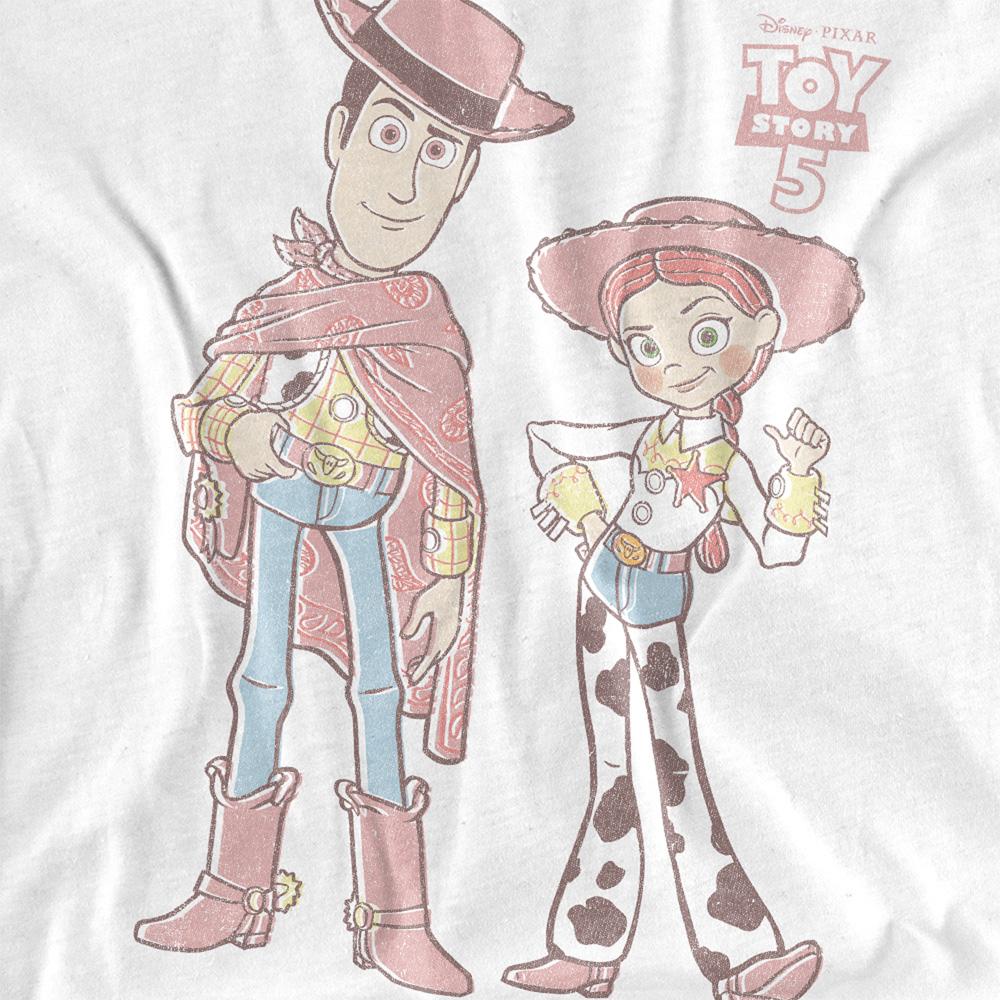 Toy Story 5 Childrens/Kids Woody & Jessie T-Shirt